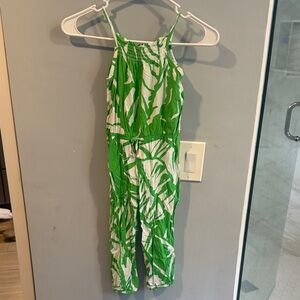 Lilly Pulitzer for Target Green and White Kids One Piece Romper